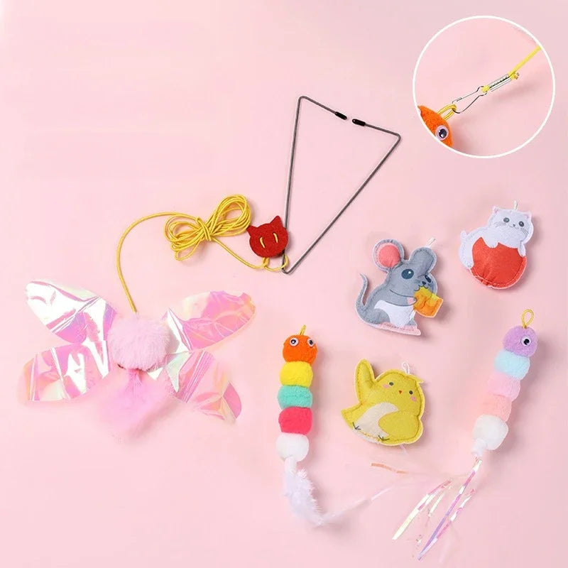 Cat Long Rope Teasing Toy
