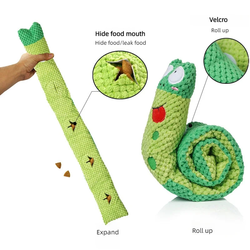 Snail Squeaky Sound Dog Toys