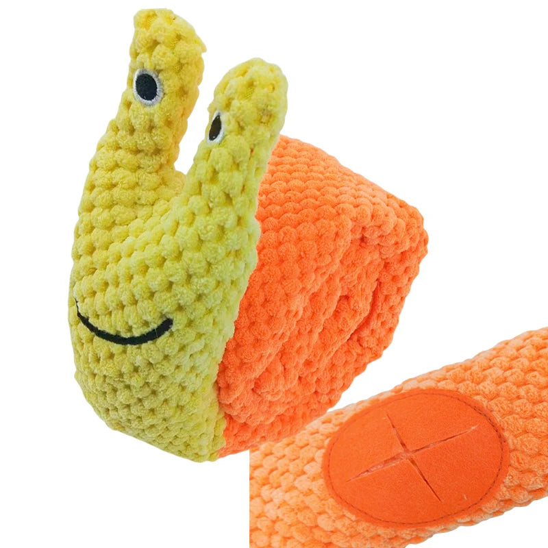 Snail Squeaky Sound Dog Toys