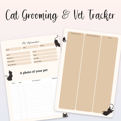 Cat Grooming & Vet Tracker