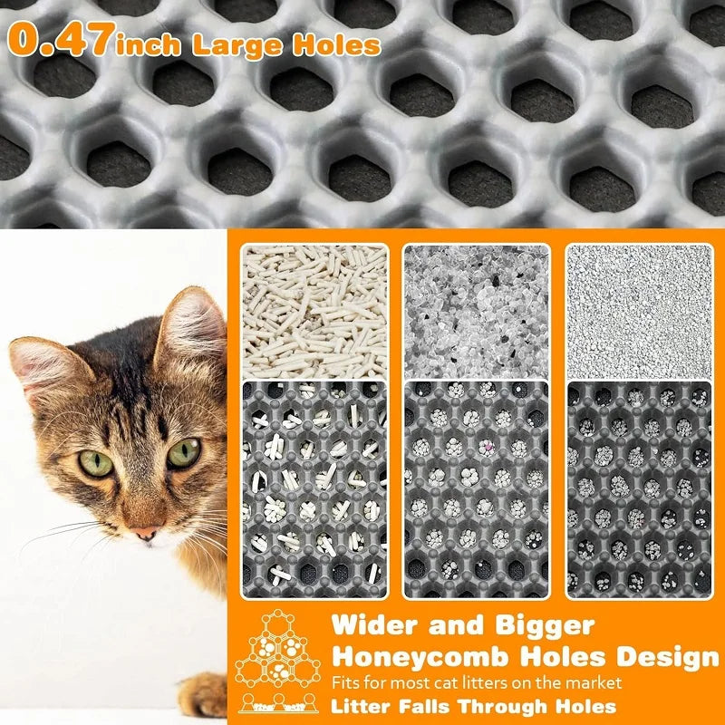 Waterproof Double Layer Litter Mat