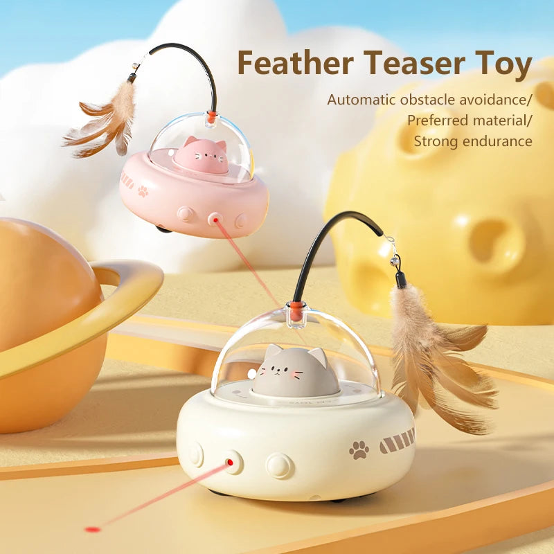 Smart UFO Teaser Cat Toy