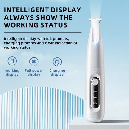 Waterproof Pet Paw Trimmer with LED Light