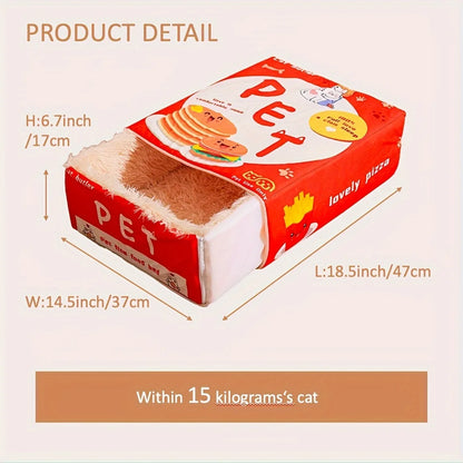 Enclosed Pet Snack Box Cat Bed