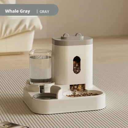 Automatic Cat Feeder With Water Fountain Large