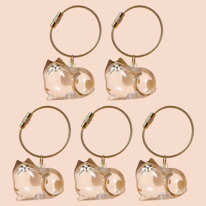 Cat Fur Memorial Keychain