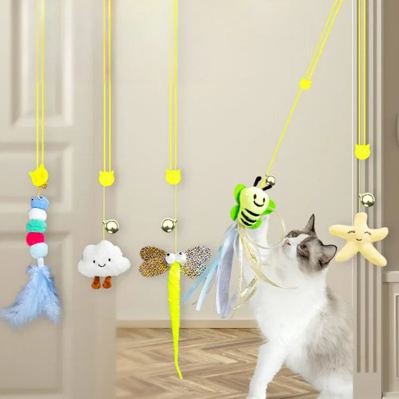 Cat Long Rope Teasing Toy