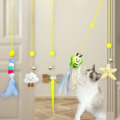 Cat Long Rope Teasing Toy