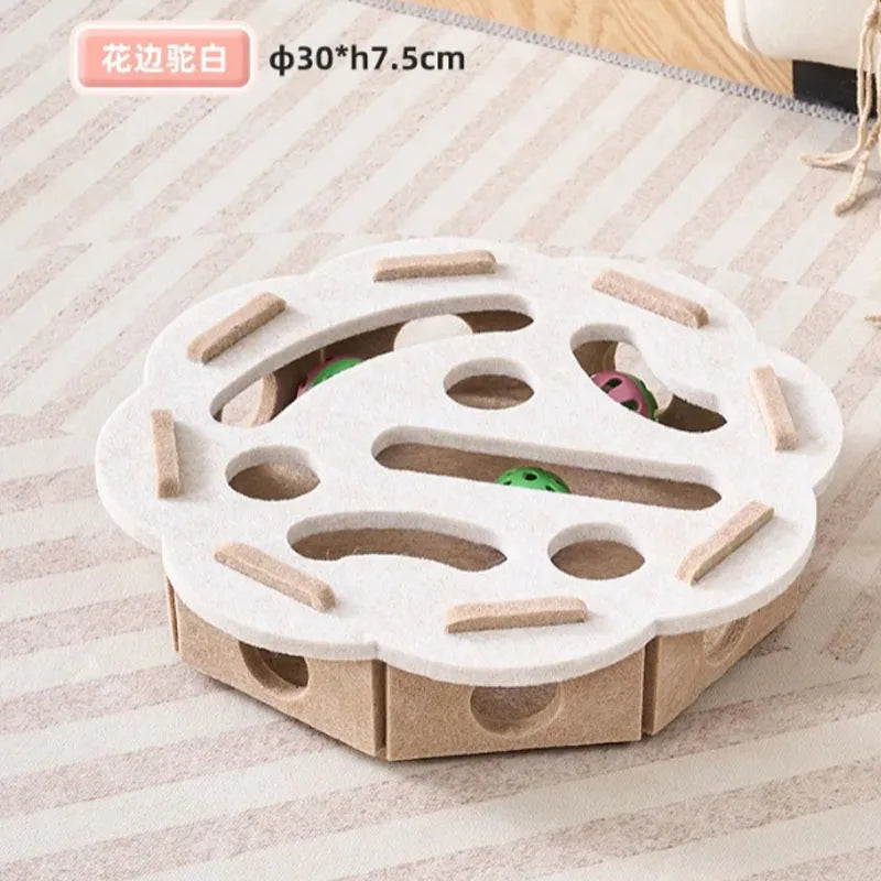 Interactive Toy and Scratching Post for Cat