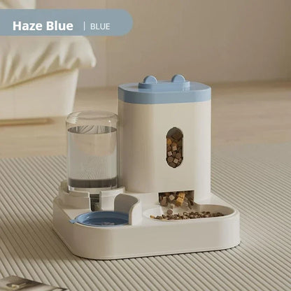 Automatic Cat Feeder With Water Fountain Large