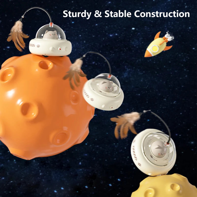 Smart UFO Teaser Cat Toy