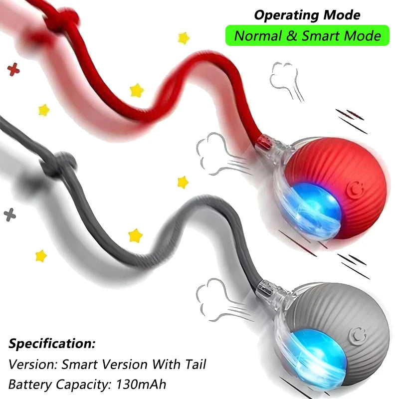 Dog Cat Interactive Ball Toy Automatic Rolling Ball