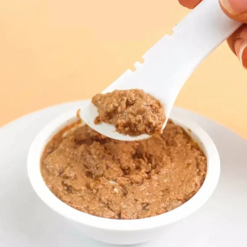 Cute Paw Canned Food Spoon and Lid Set