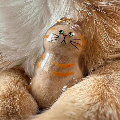 Cat Fur Memorial Keychain