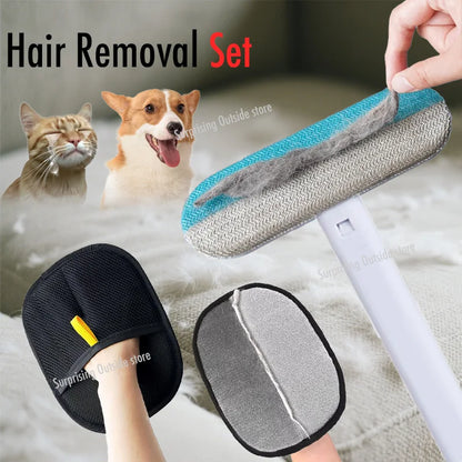 Pet Hair Removal Set ( Glove + Brush )