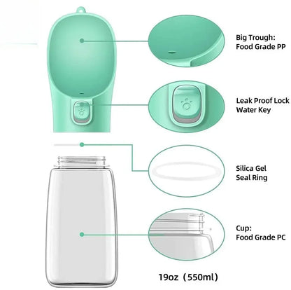 Outdoor Pet Water Bottle 300ML