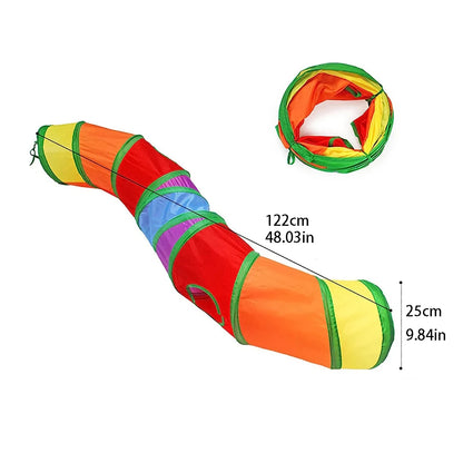 Foldable Play Tunnel For Cat