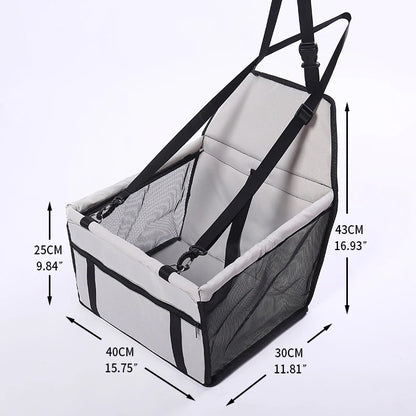 Foldable Dog Car Seat Bed