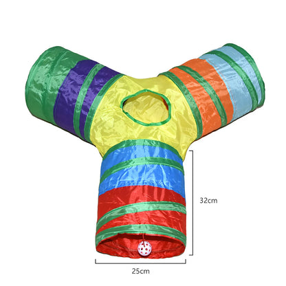 Foldable Play Tunnel For Cat