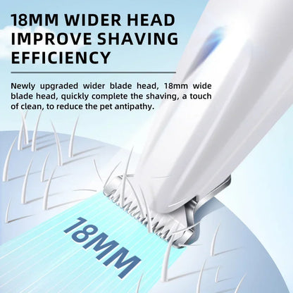 Waterproof Pet Paw Trimmer with LED Light