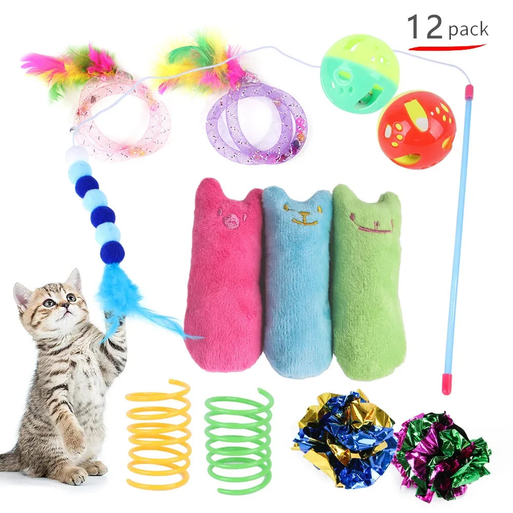 Fun Mixed Mouse Shape and Balls Bundle Cat Toy
