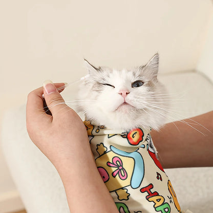 Velcro Fabric Cat Grooming Wrap