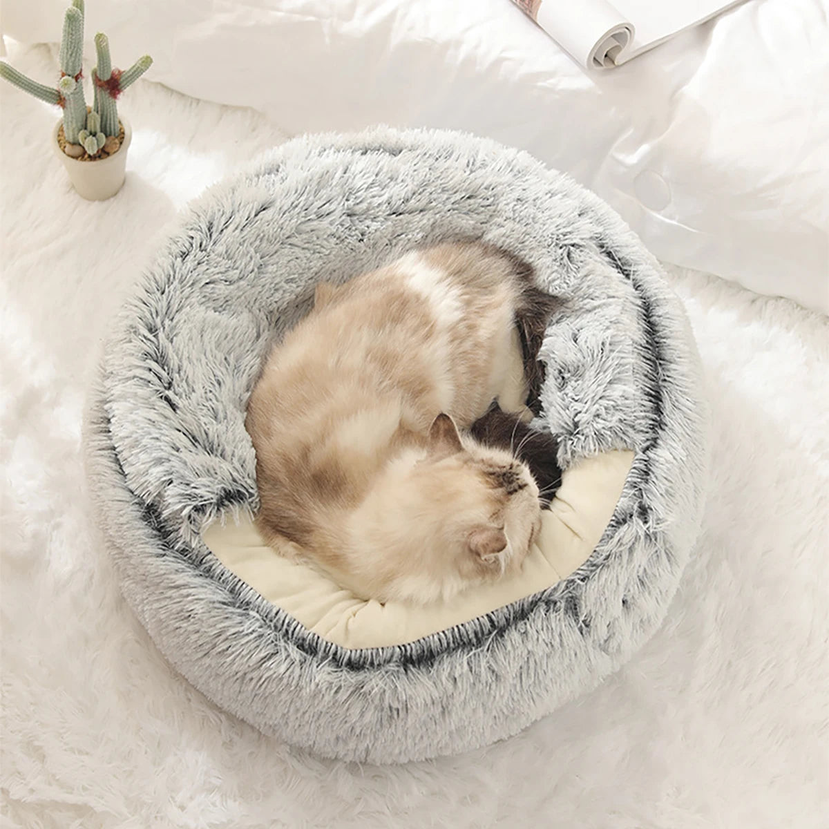 Winter Indoor Pet Bed Pet Cave