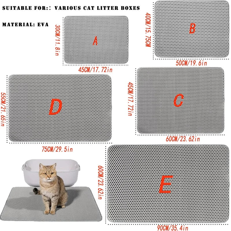 Waterproof Double Layer Litter Mat