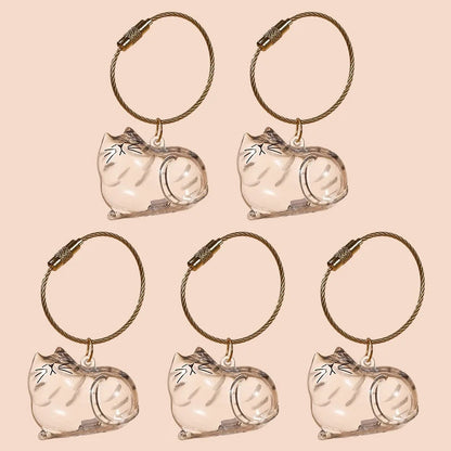 Cat Fur Memorial Keychain