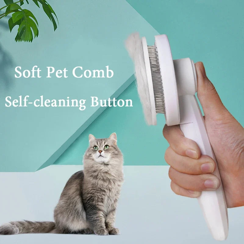 Cat Hair Removal Grooming Brush