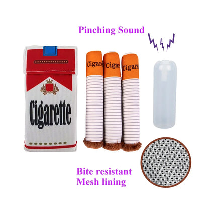 Dog Cigarette Case and Cigar Chewing Toy