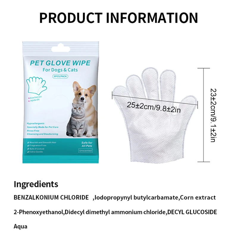 Pet Cleaning Gloves