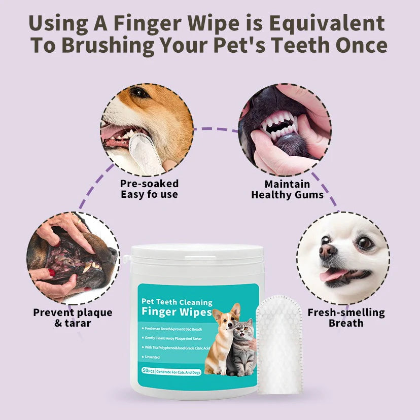 Teeth Finger Wipes
