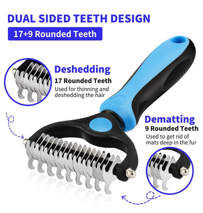 Professional Pet Hair Remover Grooming Tool for Dog and Cat