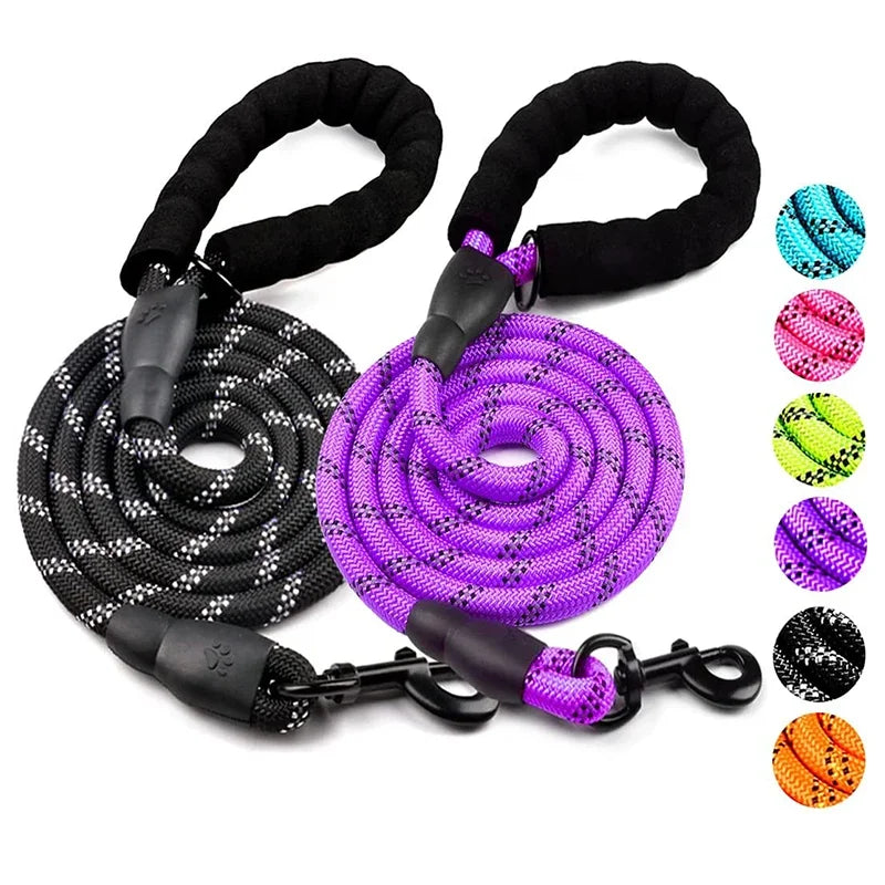 Strong Dog rope Leash in Multiple Colors