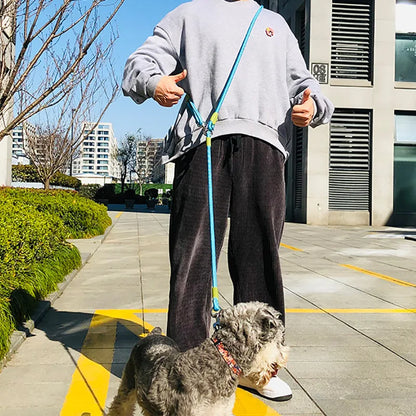 Reflective Hands Free Rope Dog Leashes