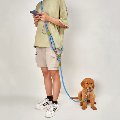 Reflective Hands Free Rope Dog Leashes