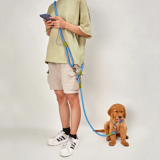 Reflective Hands Free Rope Dog Leashes