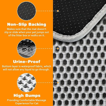 Waterproof Double Layer Litter Mat