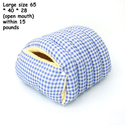 Winter All Around Enclosed Cat Bed