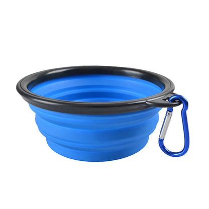Large Silicone Dog  Bowl