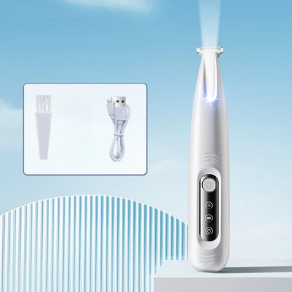 Waterproof Pet Paw Trimmer with LED Light