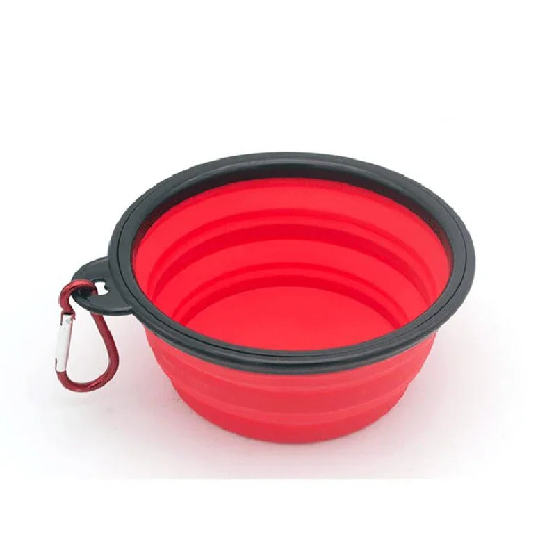 Large Silicone Dog  Bowl