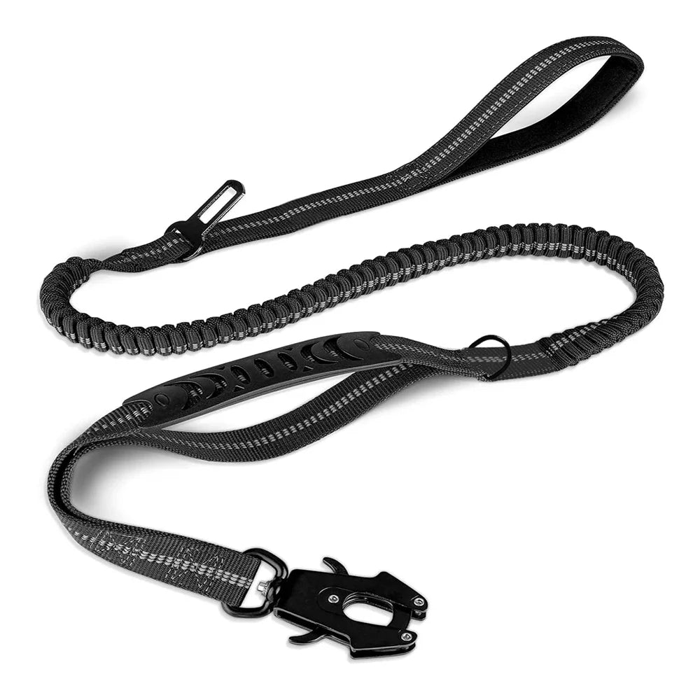 Reflective Shock Strong Dog Leashes with Car Seat belt