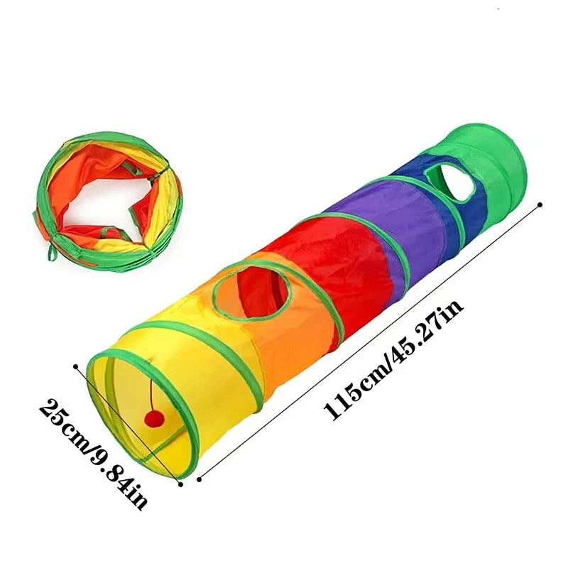 Foldable Play Tunnel For Cat