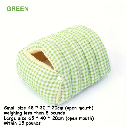 Winter All Around Enclosed Cat Bed