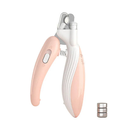 Safe Pet Nail Clippers with LED Light