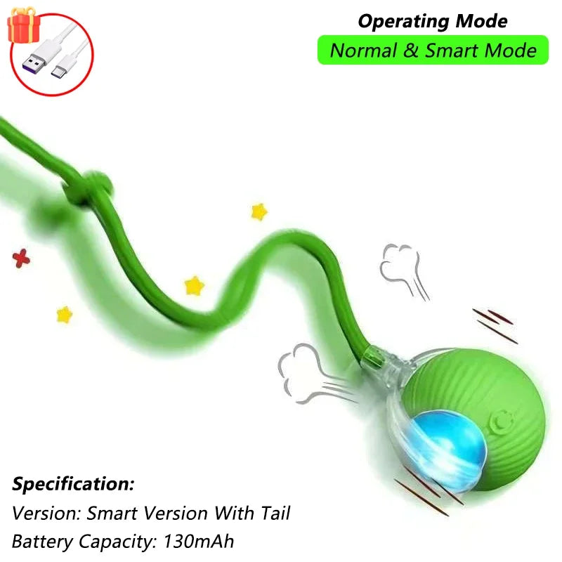 Dog Cat Interactive Ball Toy Automatic Rolling Ball
